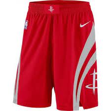 Pantalones nba rockets Rojo